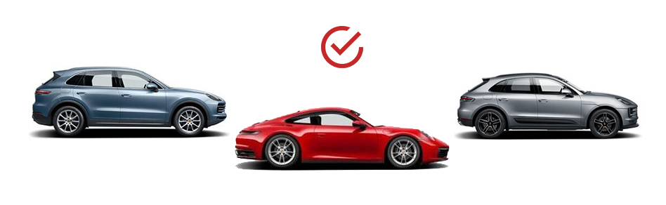 1. Choose Your Porsche